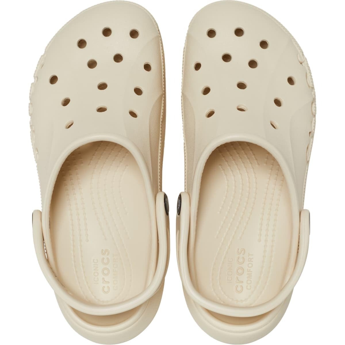Crocs Women Baya Clog 208186-11S Winter White W7 - Image 2
